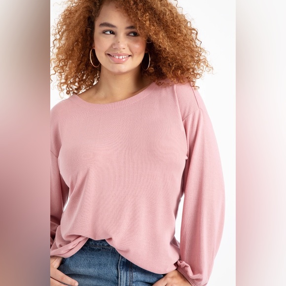 Eloquii size 26/28 white twist- back knit top NWT - Picture 7 of 7